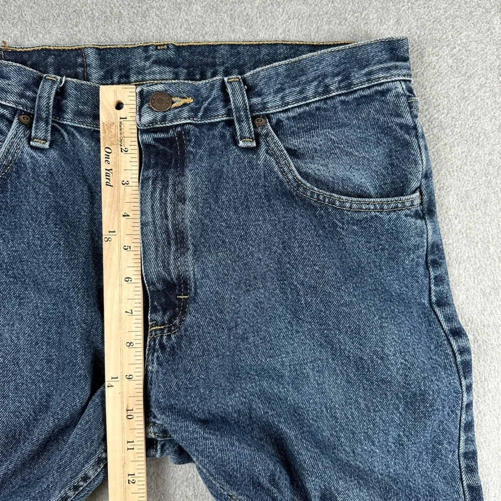 Vintage 90's Wrangler Jeans Men 33x30 Blue 96501MR Straight Leg Denim Rodeo West